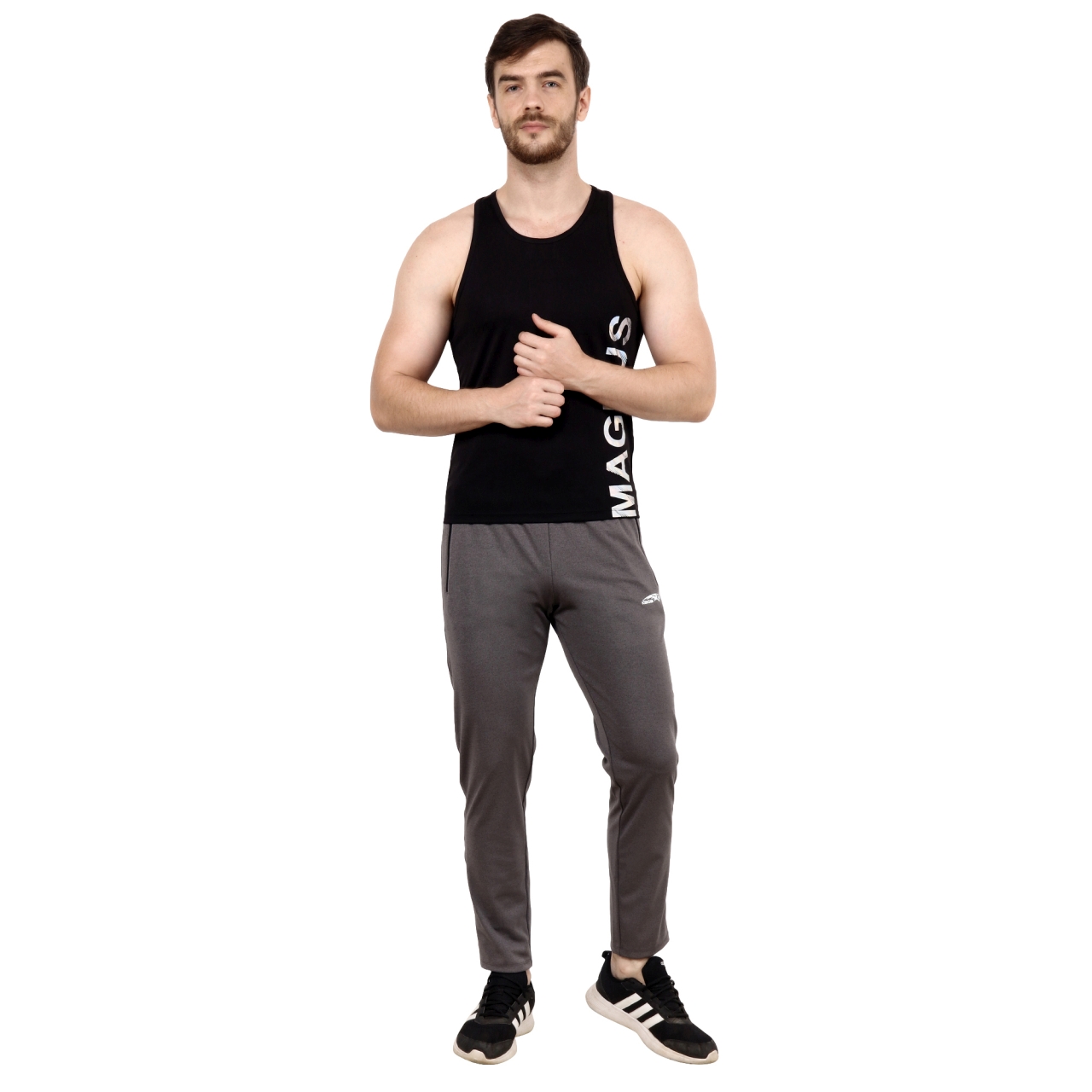 D-Grey Jogging Track Pant